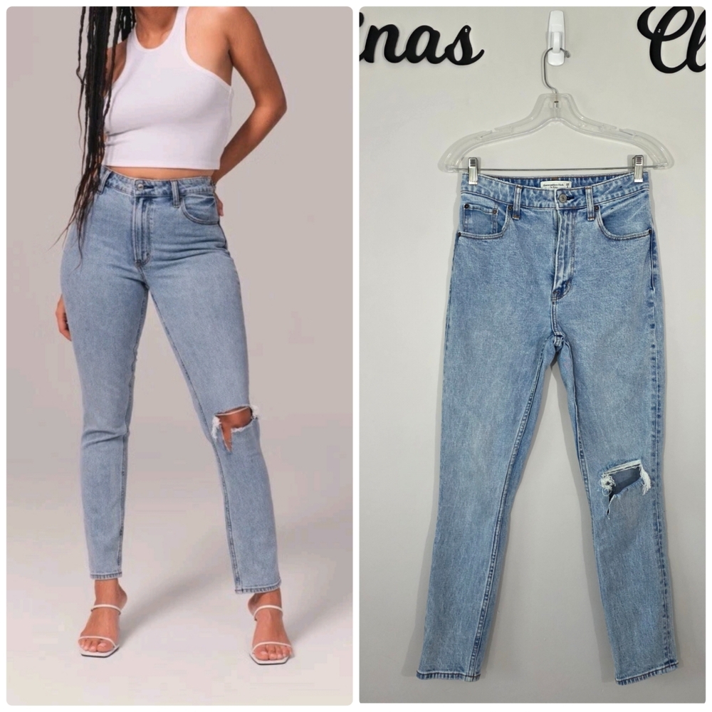 Abercrombie & Fitch Curve Love The Skinny High Rise Jeans Size 26
